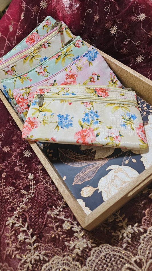 Vintage Rose Envelope Pouches