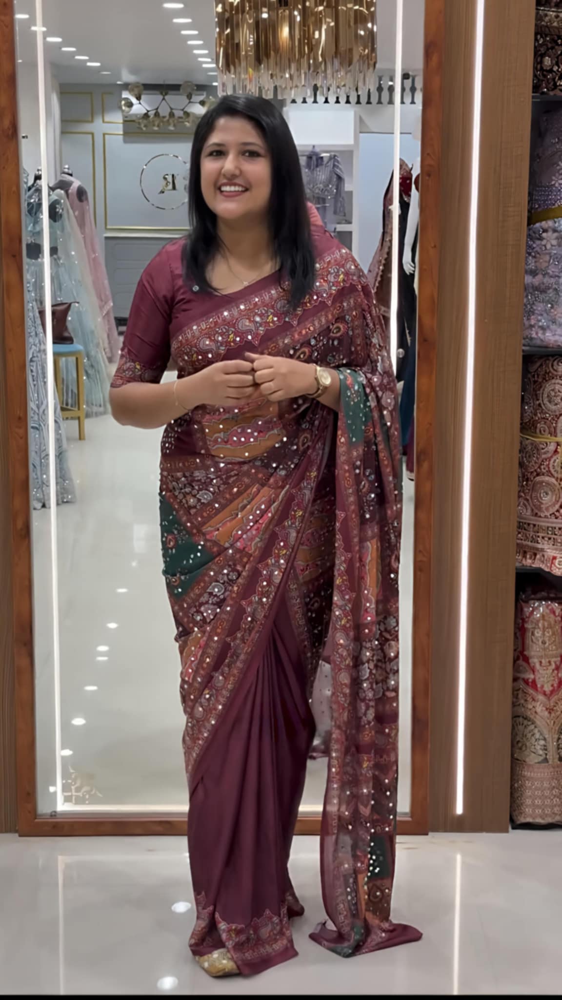 Shimmer & SHINE Kaveri Mirror Sarees (PRE ORDER)