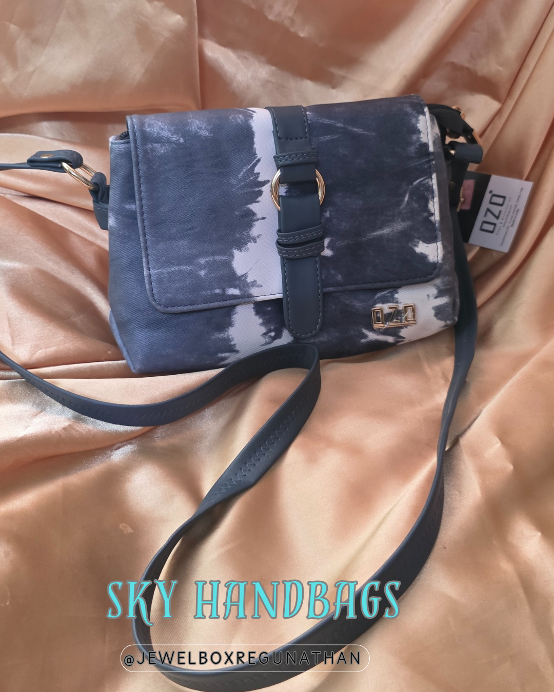 OZO SKY HANDBAG(double zipper)