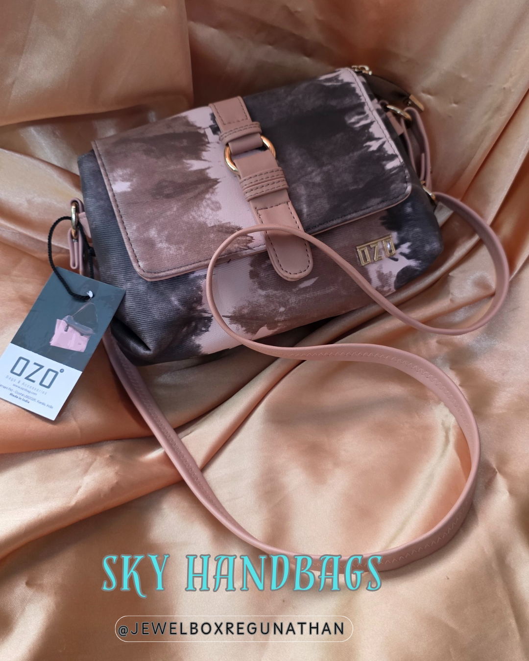OZO SKY HANDBAG(double zipper)