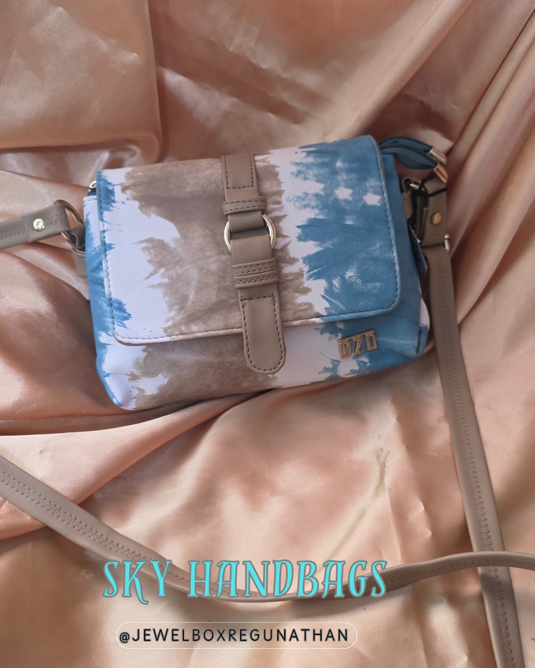 OZO SKY HANDBAG(double zipper)