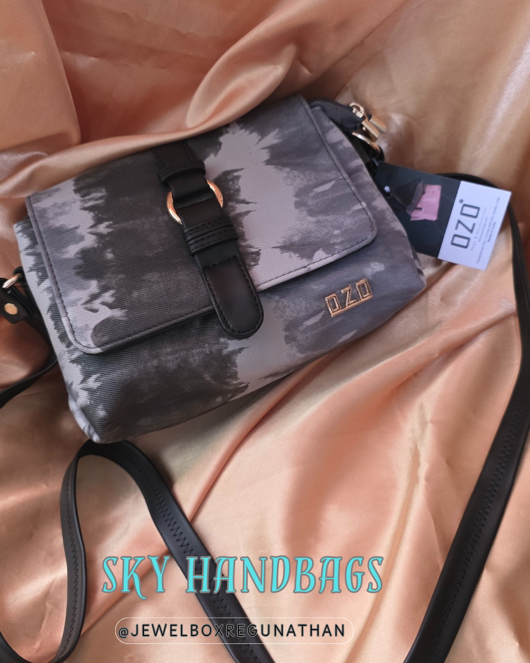 OZO SKY HANDBAG(double zipper)