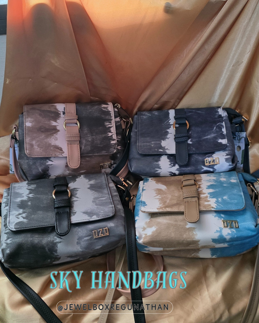 OZO SKY HANDBAG(double zipper)